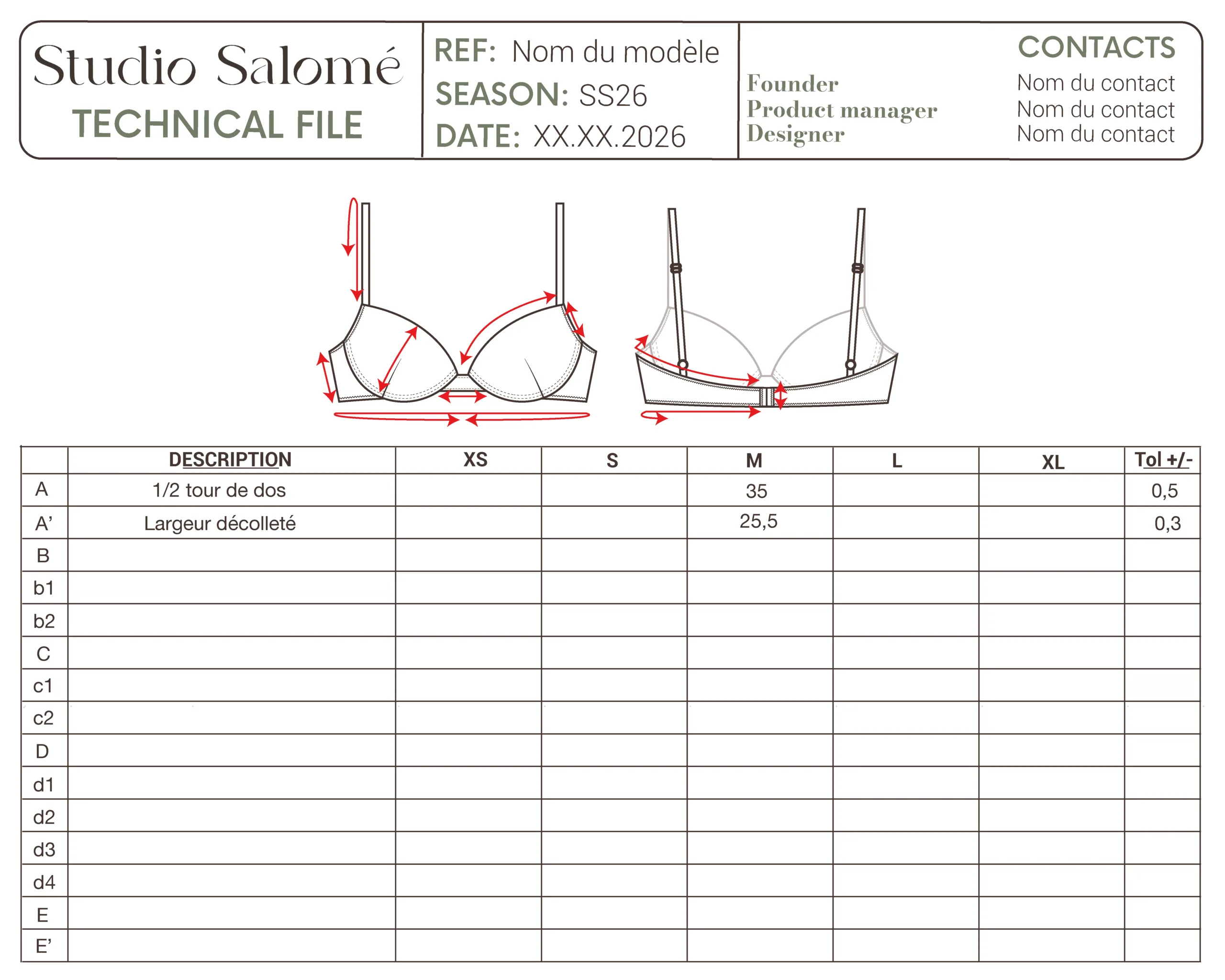 fiche technique exemple